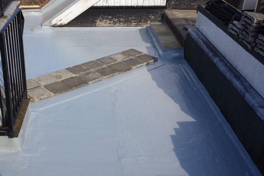 Flat roofing example 9