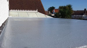 Flat roofing example